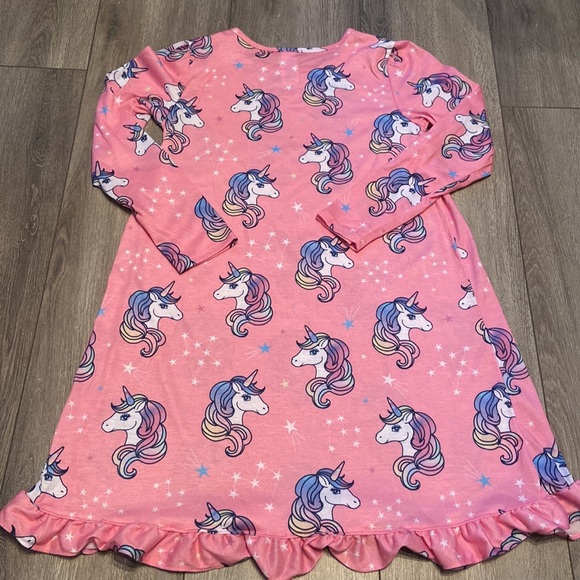 Children’s place girls Unicorn Pajamas size:L 10/12 - Picture 3 of 5